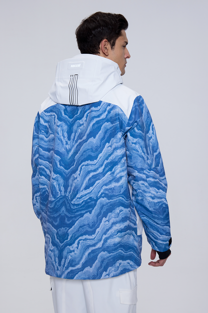 02A Blue And White Porcelain Ski Suit（unisex）