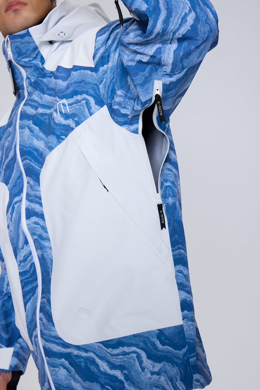 02A Blue And White Porcelain Ski Suit（unisex）