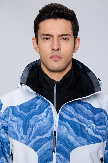 02A Blue And White Porcelain Ski Suit（unisex）