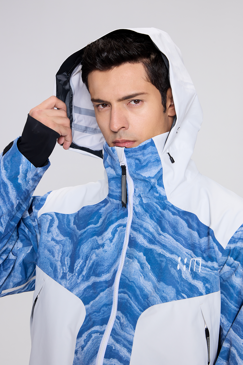 02A Blue And White Porcelain Ski Suit（unisex）